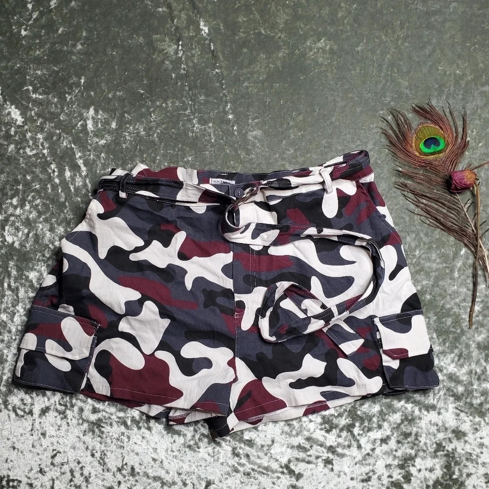 Fashion Nova Tiana‎ Camo Shorts
